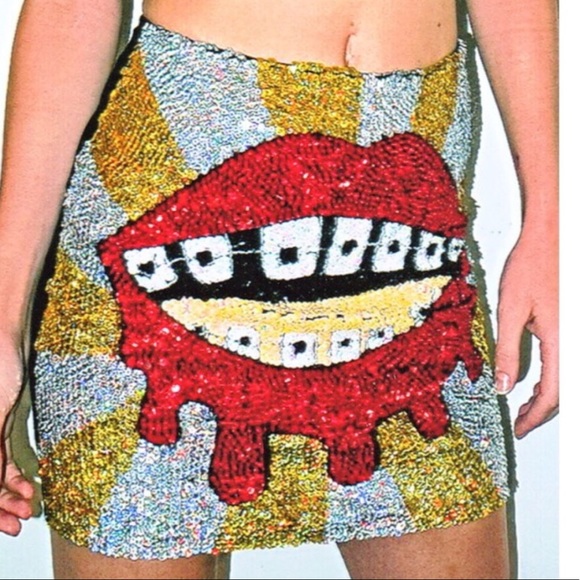 Discount Universe Dresses & Skirts - Discount Universe Metal Mouth Skirt!
